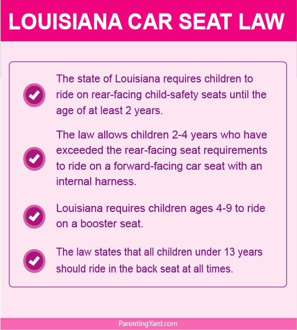 Louisiana Car Seat Laws