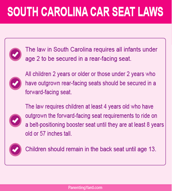 South Carolina Car Seat Laws