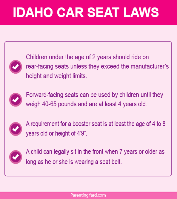 Idaho Car Seat Laws