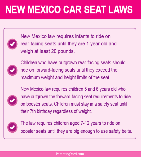 New Mexico Car Seat Laws