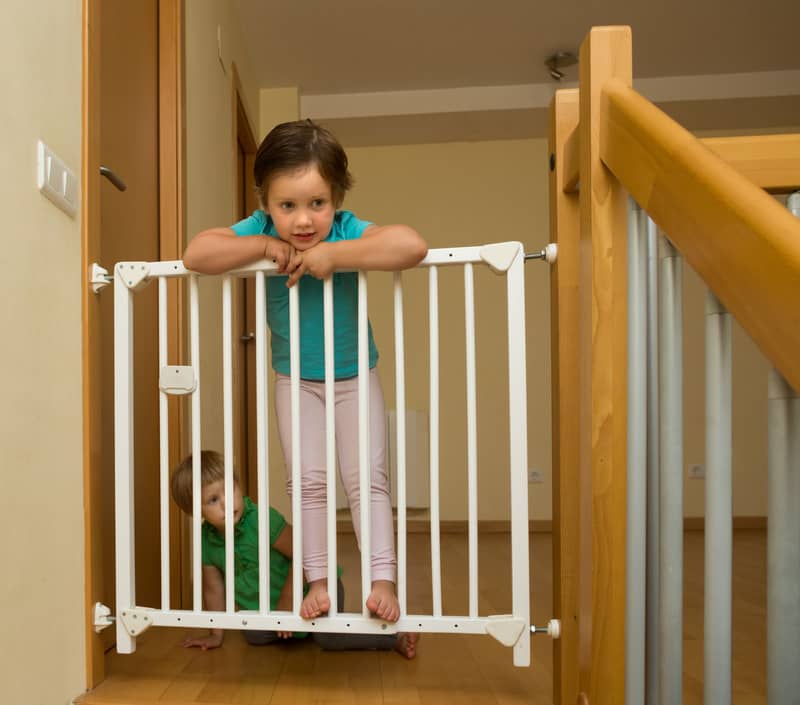Best Baby Gates for Stairs with Only One Wall