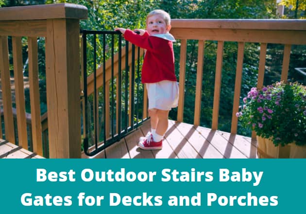 Best Outdoor Stairs Baby Gates for Decks and Porches